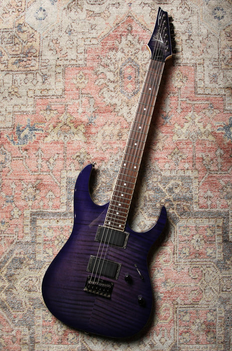 Pre-Owned - Ibanez RGR421EXFM - Transparent Lavender Burst - Guitar Warehouse