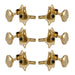 Grover STA-TITE Machineheads ~ 3+3 ~ Horizontal ~ Gold