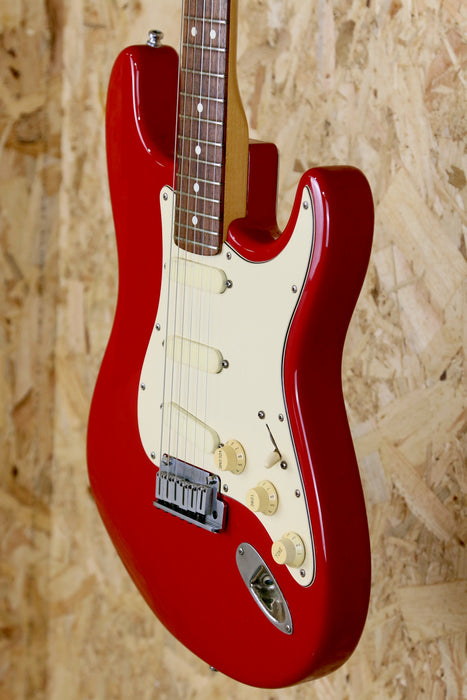 1987 Fender Stratocaster Plus in Red w/Lace Sensor + Original Case - Pre-owned