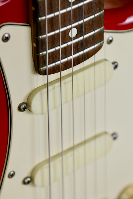 1987 Fender Stratocaster Plus in Red w/Lace Sensor + Original Case - Pre-owned