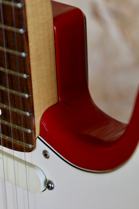 1987 Fender Stratocaster Plus in Red w/Lace Sensor + Original Case - Pre-owned