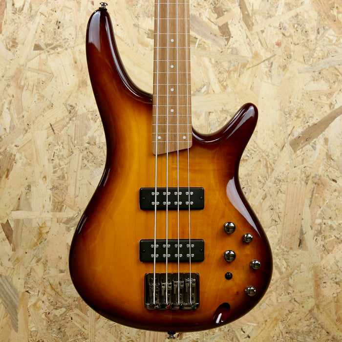 Ibanez SR370EF-BBT Fretless Bass Guitar in Brown Burst - Pre-owned