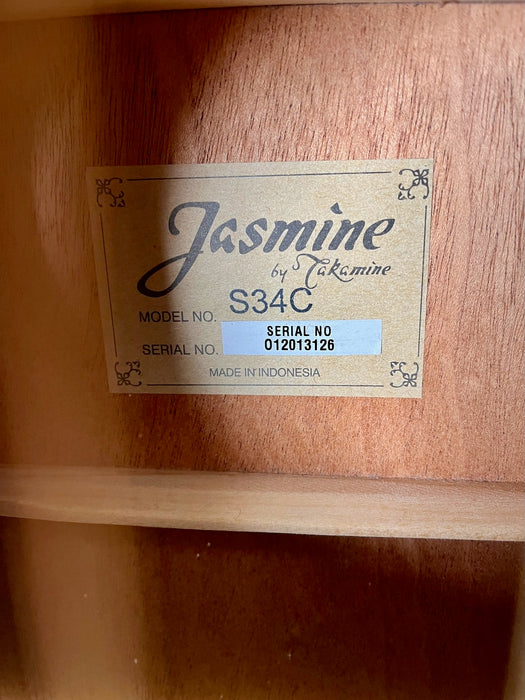 Pre-owned Jasmine S340 by Takamine Cutaway Acoustic Guitar