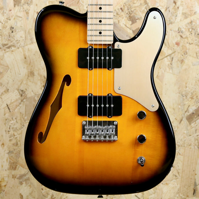 2021 Squier Paranormal Cabronita Telecaster Thinline in 2-Tone Sunburst - Pre-Owned