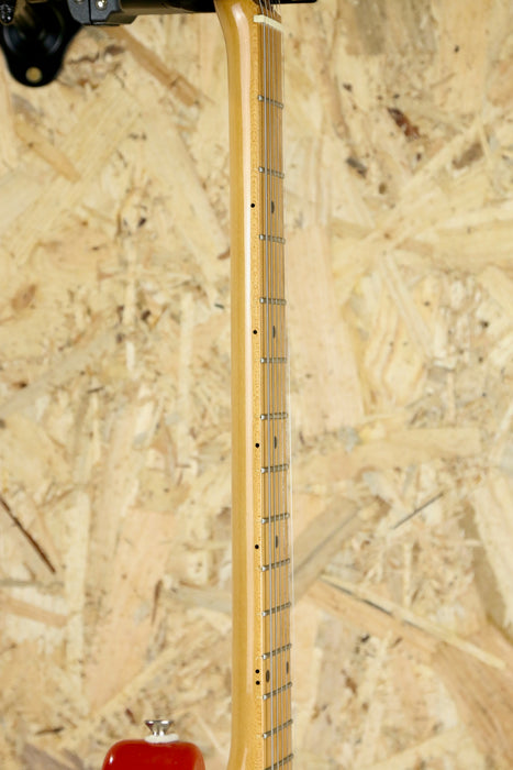 80/90's MIK Squier Stratocaster in Faded Red w/Maple - Pre-Owned