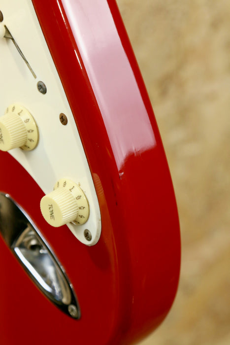 80/90's MIK Squier Stratocaster in Faded Red w/Maple - Pre-Owned