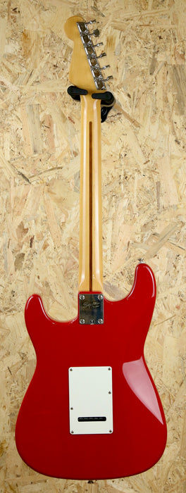 80/90's MIK Squier Stratocaster in Faded Red w/Maple - Pre-Owned