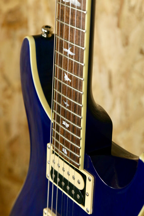 2022 PRS SE Standard 24-08 in Translucent Blue w/PRS Gigbag - Pre-owned