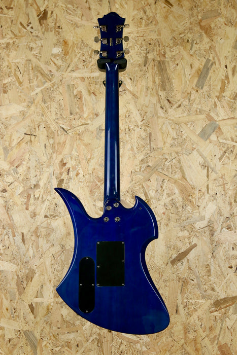 BC Rich Mockingbird w/Floyd Rose ST in Transparent Blue/Green Burst MIK - Pre-Owned