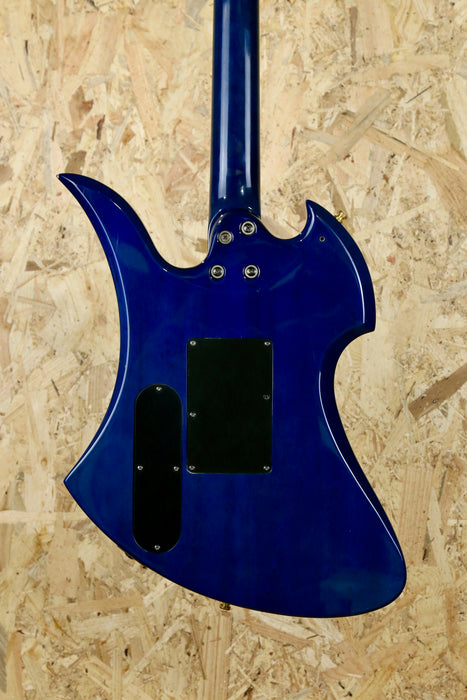 BC Rich Mockingbird w/Floyd Rose ST in Transparent Blue/Green Burst MIK - Pre-Owned