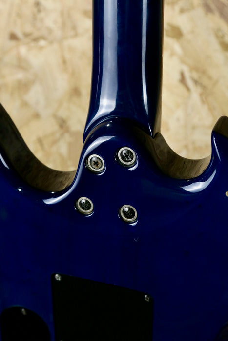 BC Rich Mockingbird w/Floyd Rose ST in Transparent Blue/Green Burst MIK - Pre-Owned