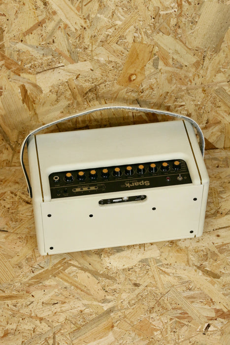 Positive Grid Spark 40 Amp in Pearl White - Including Power Supply - Pre-owned