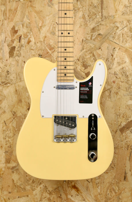 Fender American Performer Telecaster® w/ Maple Fingerboard in Vintage White