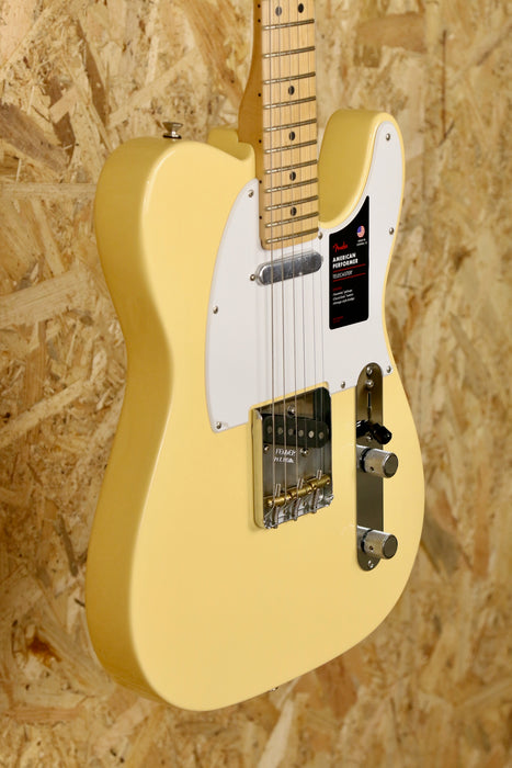 Fender American Performer Telecaster® w/ Maple Fingerboard in Vintage White