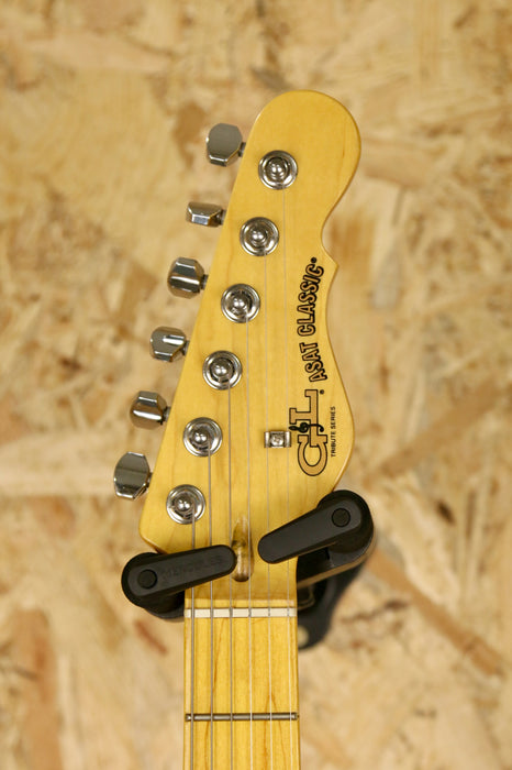 G&L Tribute Series Asat Classic Semi Hollow in Clear Orange - Pre-Owned