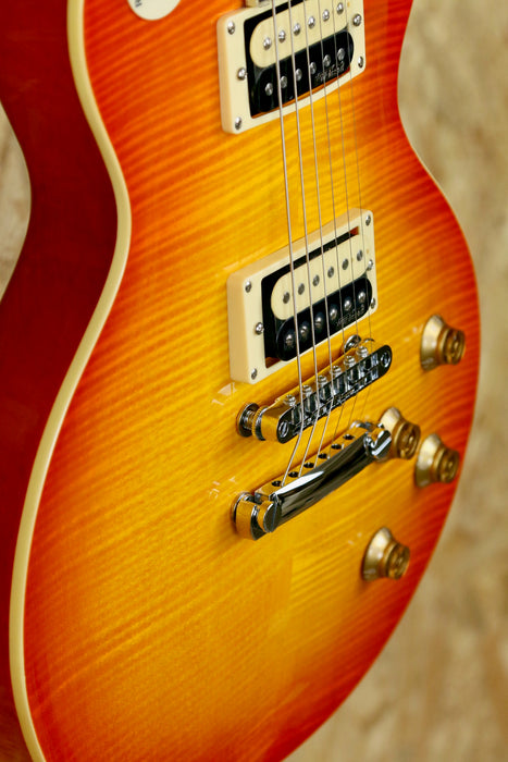 B-Stock Vintage V100THB Electric Guitar Flamed Maple in Honeyburst