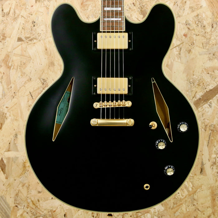 2022 Epiphone Emily Wolfe Sheraton Semi Acoustic w/Bag - Black - Pre-owned