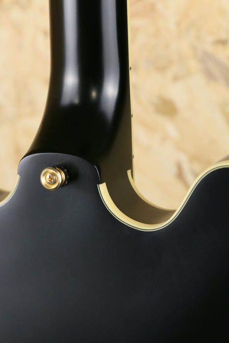 2022 Epiphone Emily Wolfe Sheraton Semi Acoustic w/Bag - Black - Pre-owned
