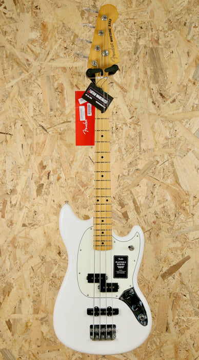Fender Player II Mustang® Bass PJ, Maple Fingerboard, Polar White - B-Stock