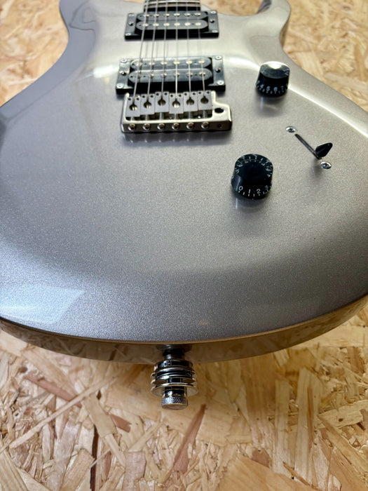 2014 PRS SE Standard 24 Metallic Silver w/Bag + Coil Split - Pre-Owned