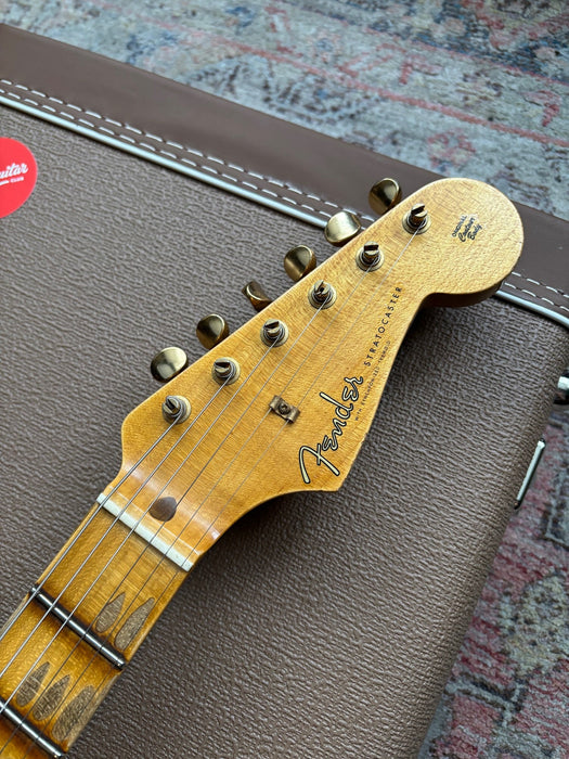 2024 Fender Stratocaster 1957 Custom Shop Relic Limited Edition Black with Gold Hardware w/OHSC