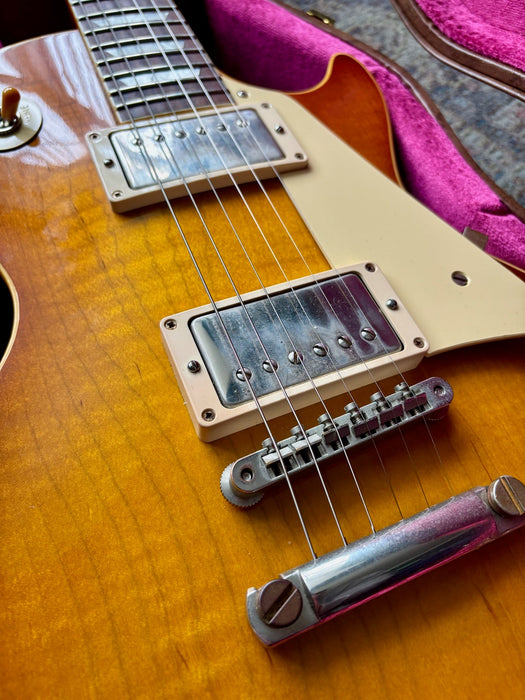 2017 Gibson Les Paul Custom Shop R8 1958 Historic Re-issue - Honey Burst - VOS