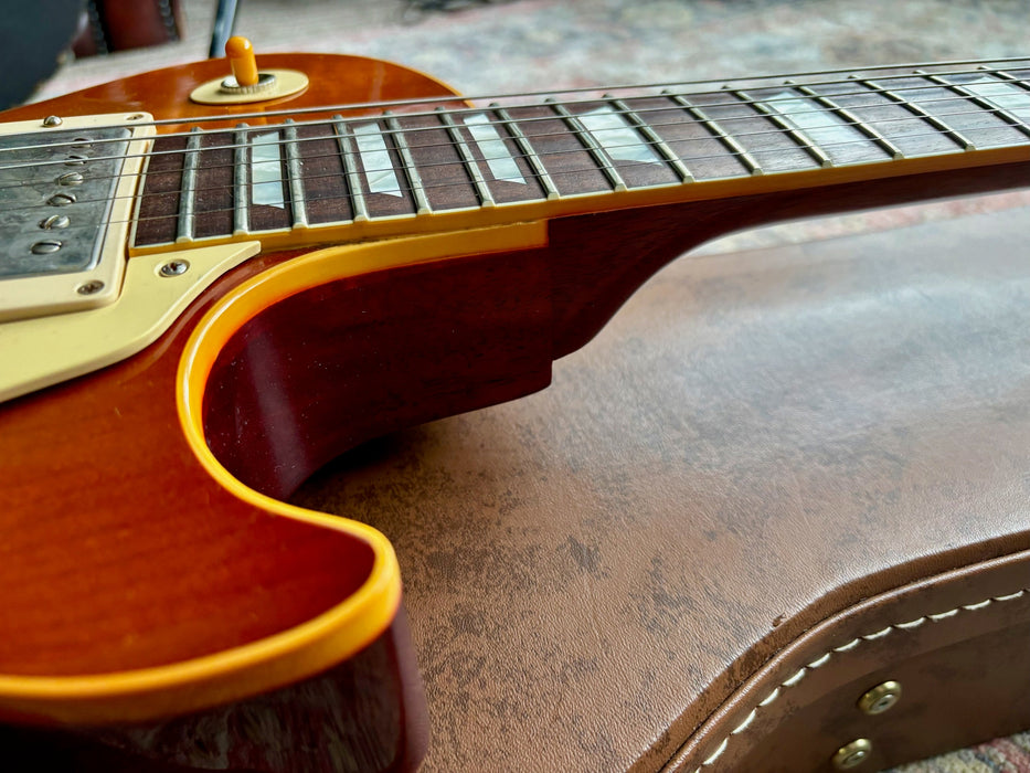 2017 Gibson Les Paul Custom Shop R8 1958 Historic Re-issue - Honey Burst - VOS