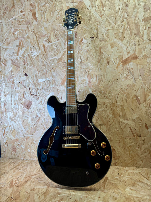2010 Epiphone Sheraton II - Ebony Black - Pre-owned