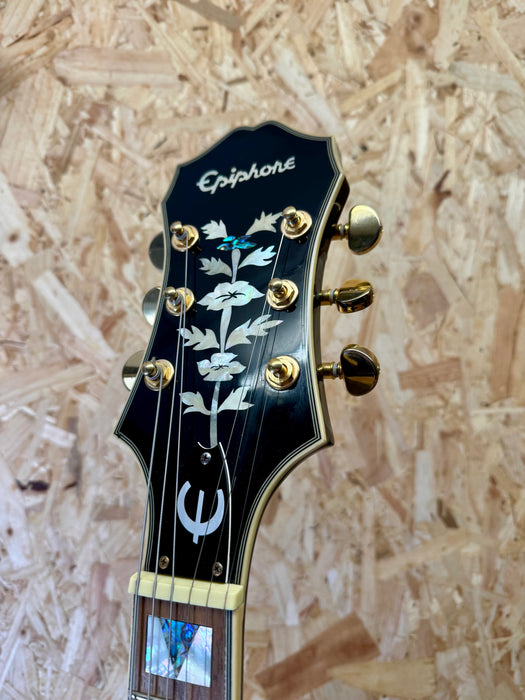 2010 Epiphone Sheraton II - Ebony Black - Pre-owned
