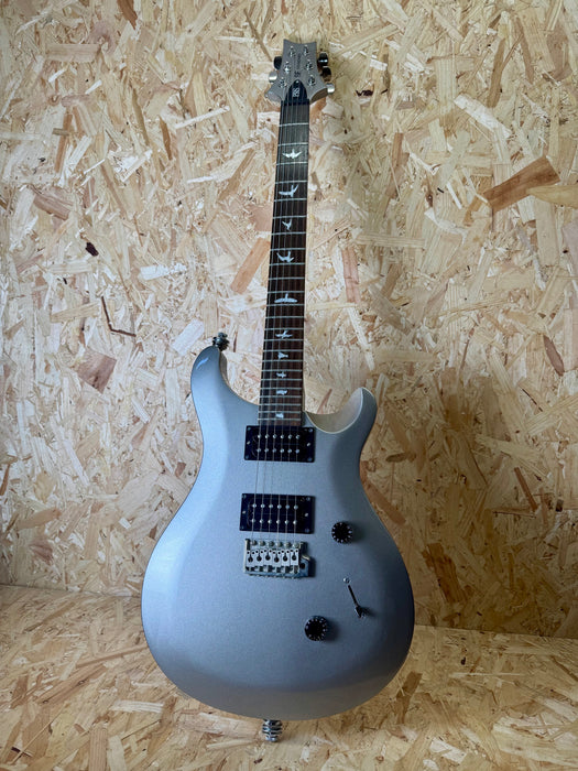 2014 PRS SE Standard 24 Metallic Silver w/Bag + Coil Split - Pre-Owned