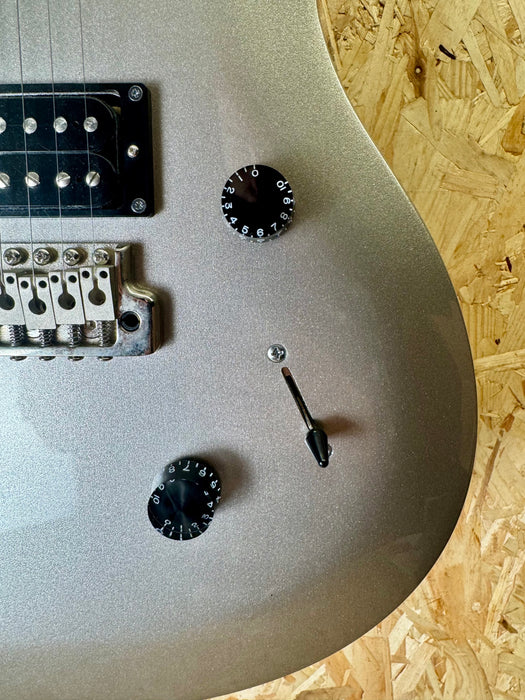 2014 PRS SE Standard 24 Metallic Silver w/Bag + Coil Split - Pre-Owned