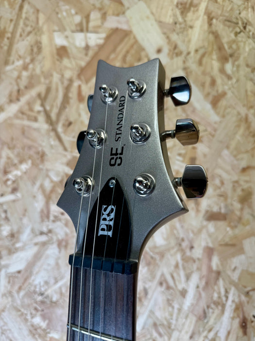 2014 PRS SE Standard 24 Metallic Silver w/Bag + Coil Split - Pre-Owned