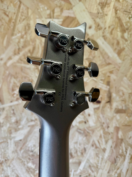 2014 PRS SE Standard 24 Metallic Silver w/Bag + Coil Split - Pre-Owned