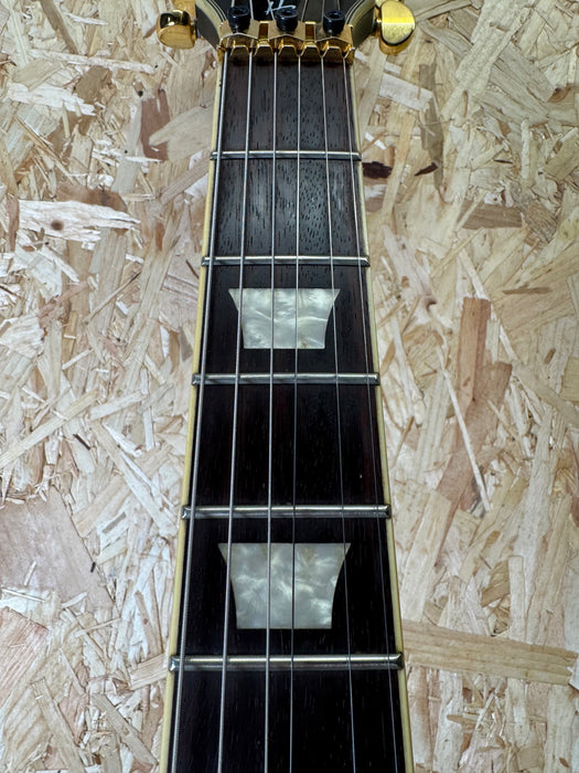 Harley Benton SC Custom Line FR Matte Black/Gold - Pre-Owned