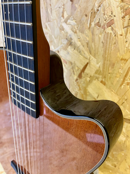 B-STOCK Angel Lopez 4/4 Cutaway Electric Classical Guitar with Solid Body - Natural