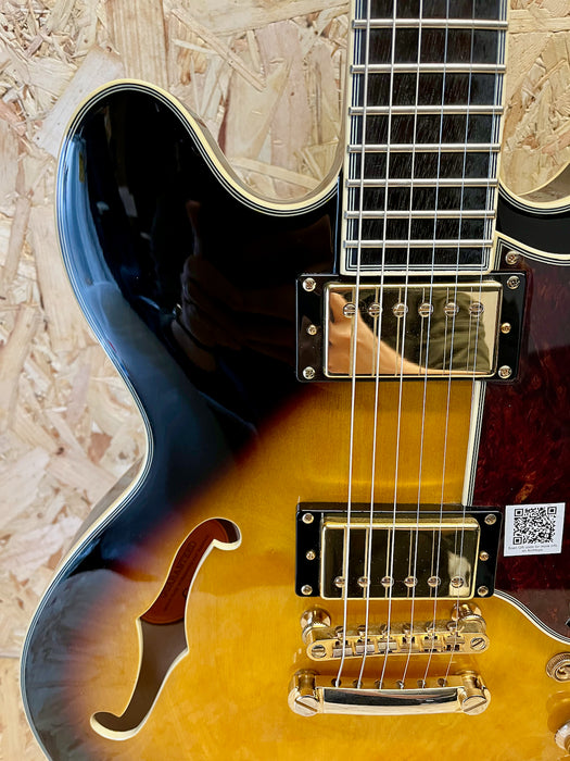 Pre-owned 2016 Epiphone Sheraton II Pro VS - Vintage Sunburst