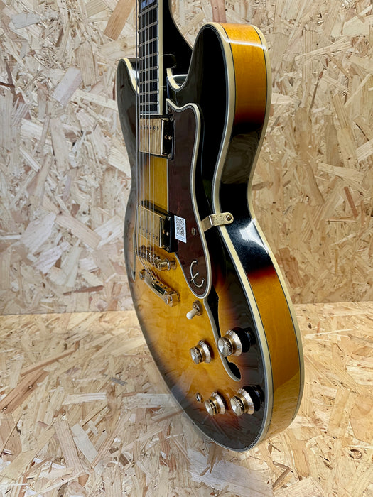 Pre-owned 2016 Epiphone Sheraton II Pro VS - Vintage Sunburst