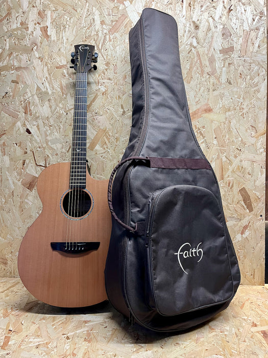 Pre-owned Faith Naked Venus Cedar/Mahogany Electro Acoustic Cutaway