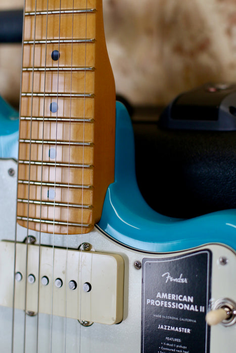 2021 Fender Jazzmaster Professional II in Miami Blue w/OHSC - Pre-owned