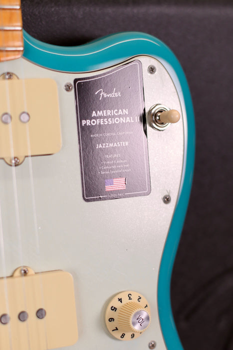 2021 Fender Jazzmaster Professional II in Miami Blue w/OHSC - Pre-owned