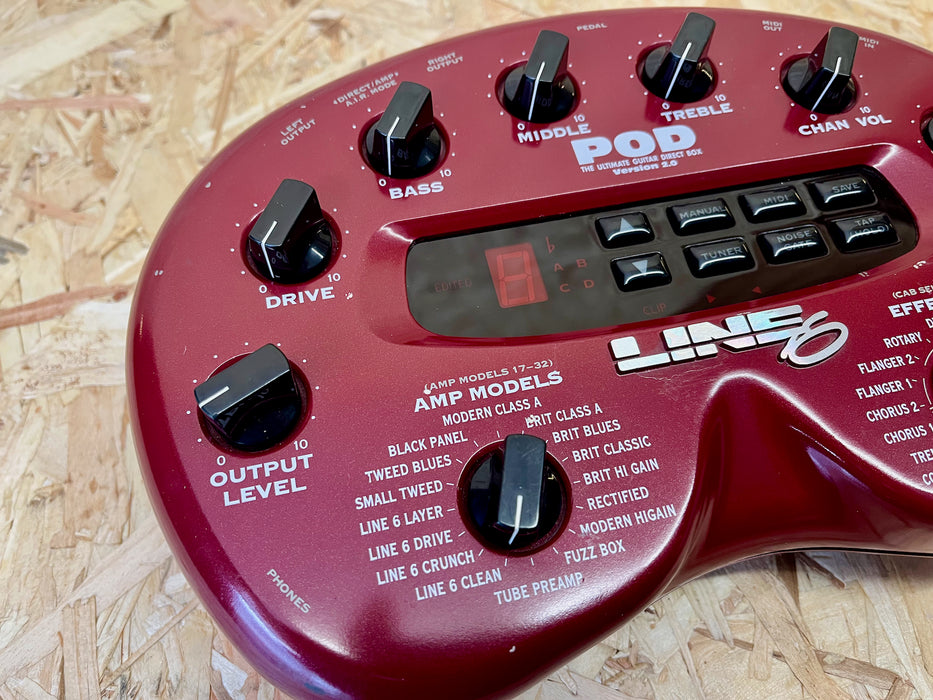 Line 6 Pod 2.0 Guitar Multi Effects - Pre-owned