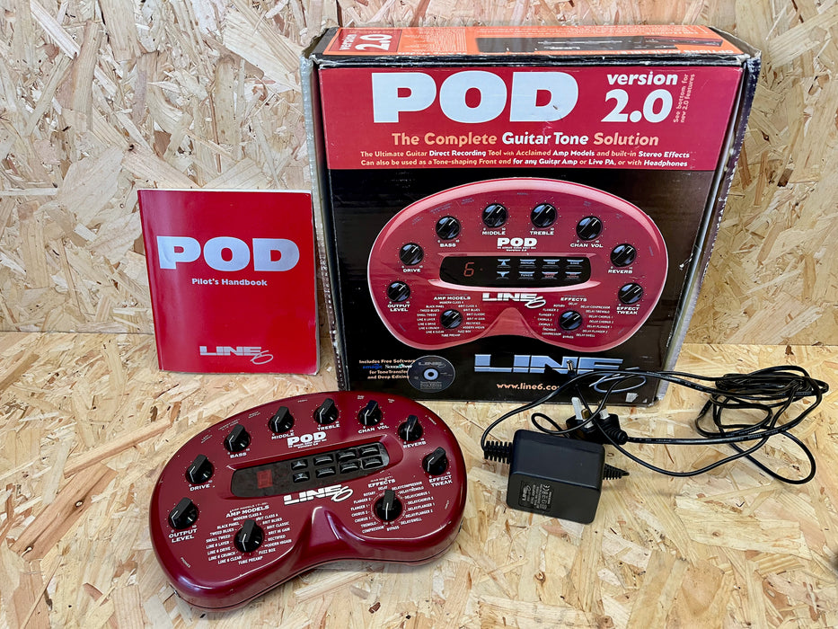 Line 6 Pod 2.0 Guitar Multi Effects - Pre-owned