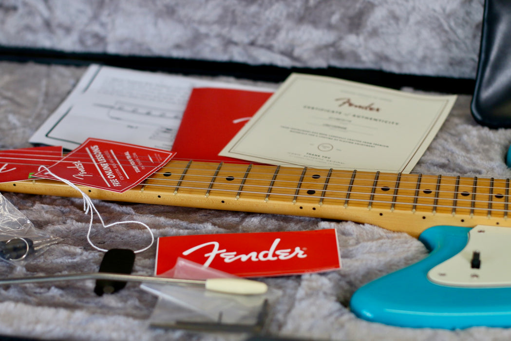 2021 Fender Jazzmaster Professional II in Miami Blue w/OHSC - Pre-owned
