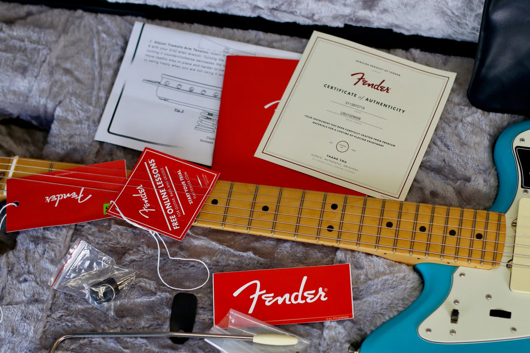 2021 Fender Jazzmaster Professional II in Miami Blue w/OHSC - Pre-owned