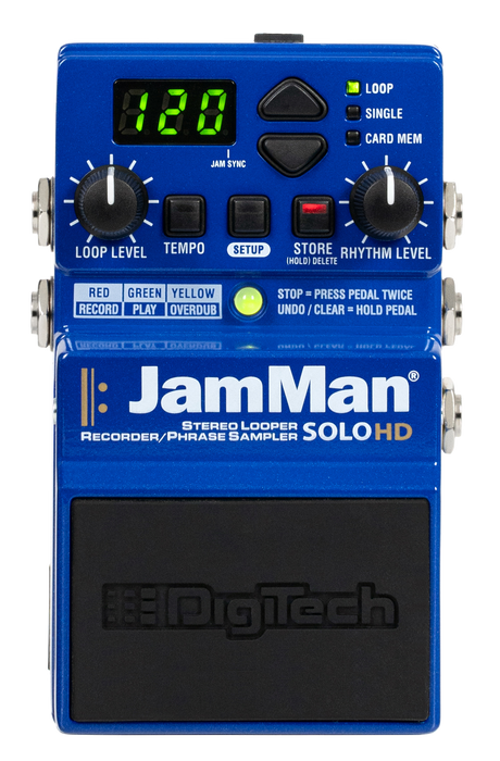 Digitech JamMan Solo HD Stereo Looper / Recorder / Phrase Sampler