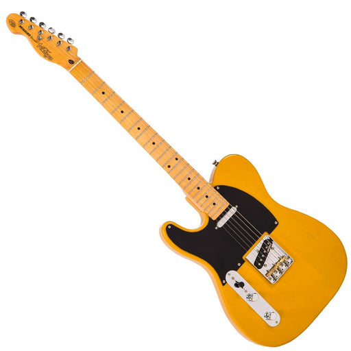 Vintage V52 ReIssued Electric Guitar ~ Left Hand Butterscotch - Guitar Warehouse