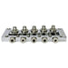 Ray Ross Saddle-Less Bass Bridge ~ 5 String / 19mm Chrome