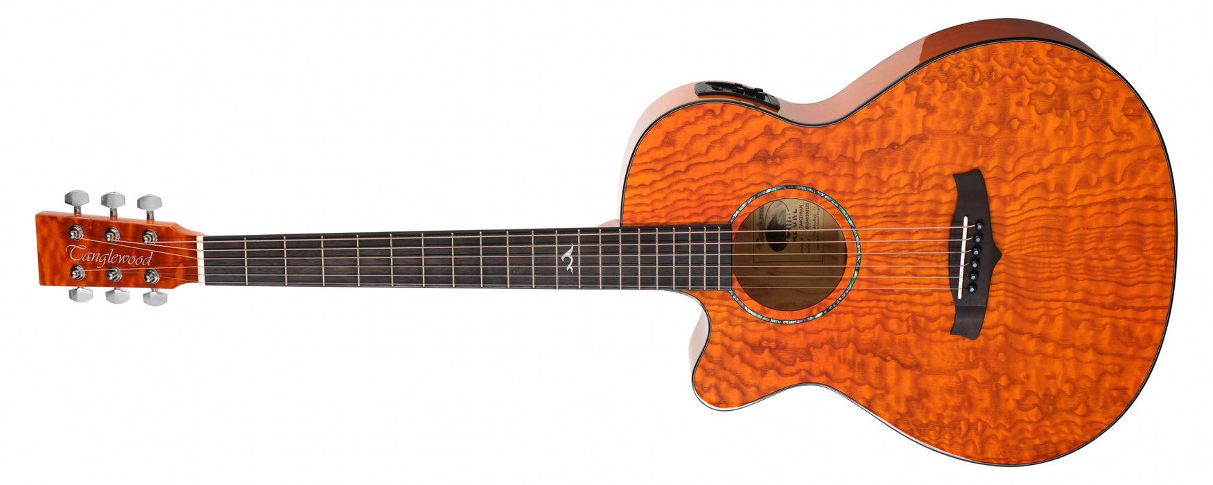 Tanglewood Azure TA4CEHNLH Left Handed Super Folk Electro Acoustic - Honey