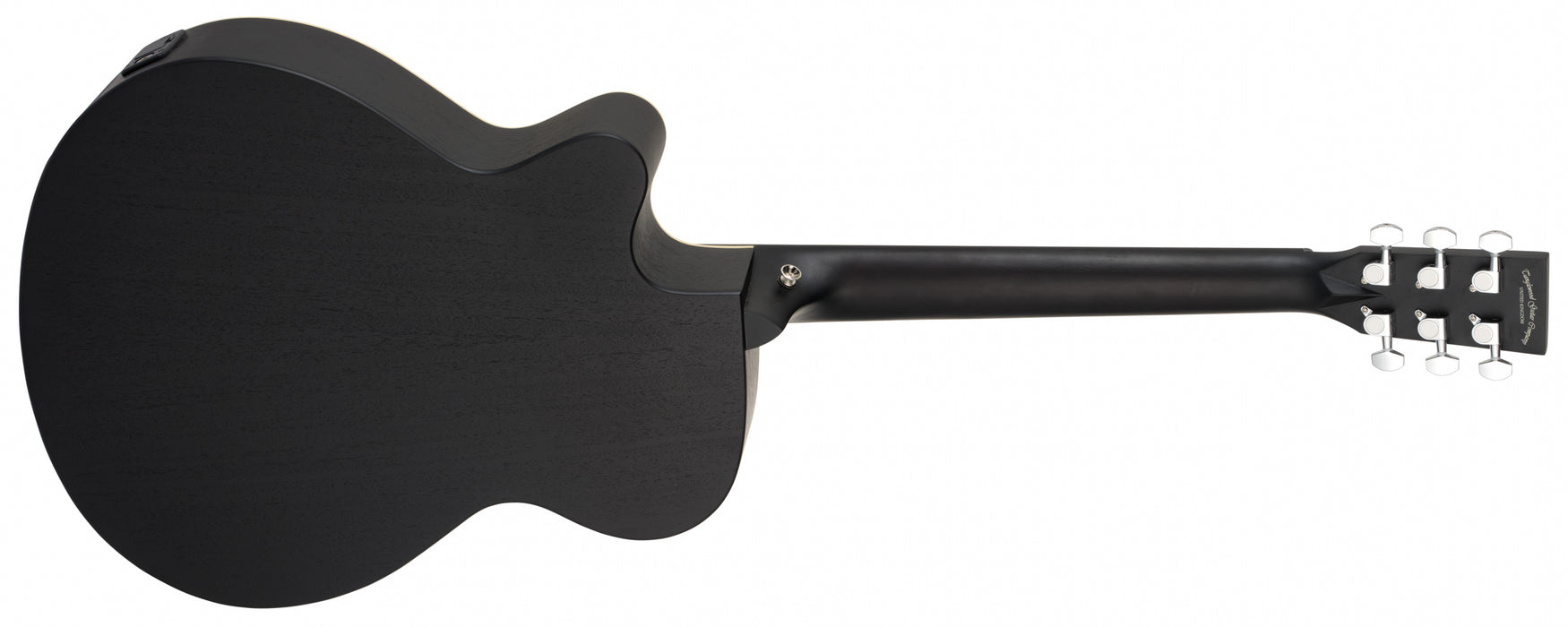 Tanglewood Blackbird Super Folk Cutaway Electro Acoustic Smokestack Black Satin TB4CE