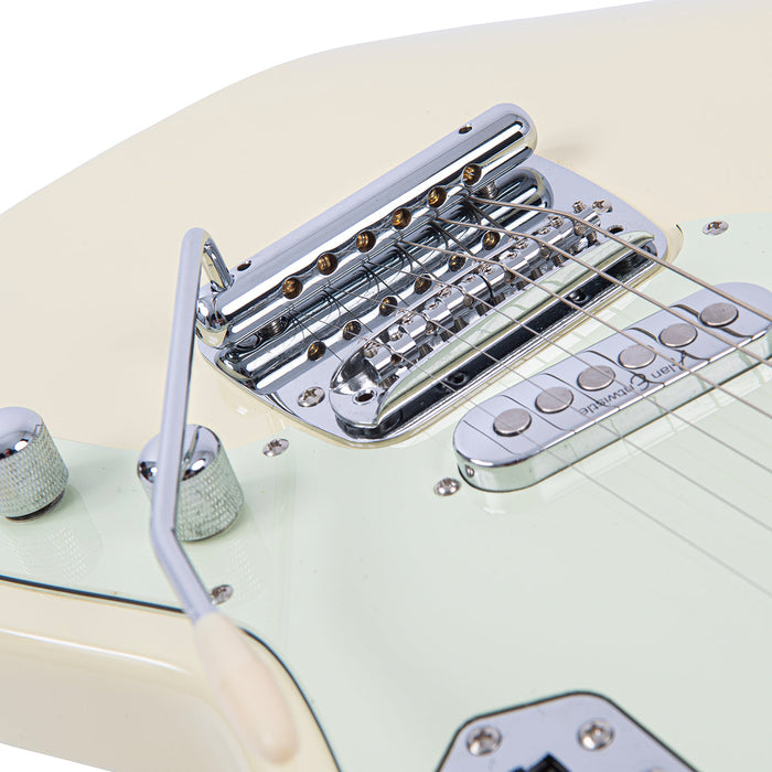 Vintage REVO Series 'Colt SS Twin' Electric Guitar ~ Vintage White